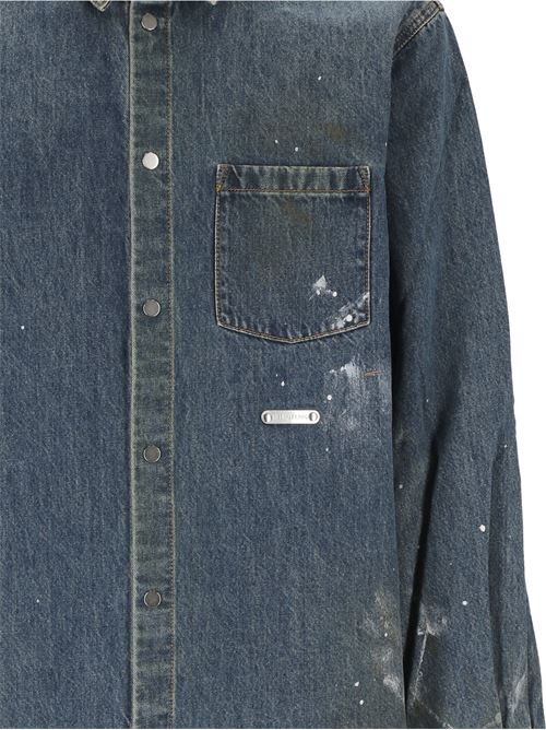 Mid indigo denim shirt HELMUT LANG | O04DM10321W